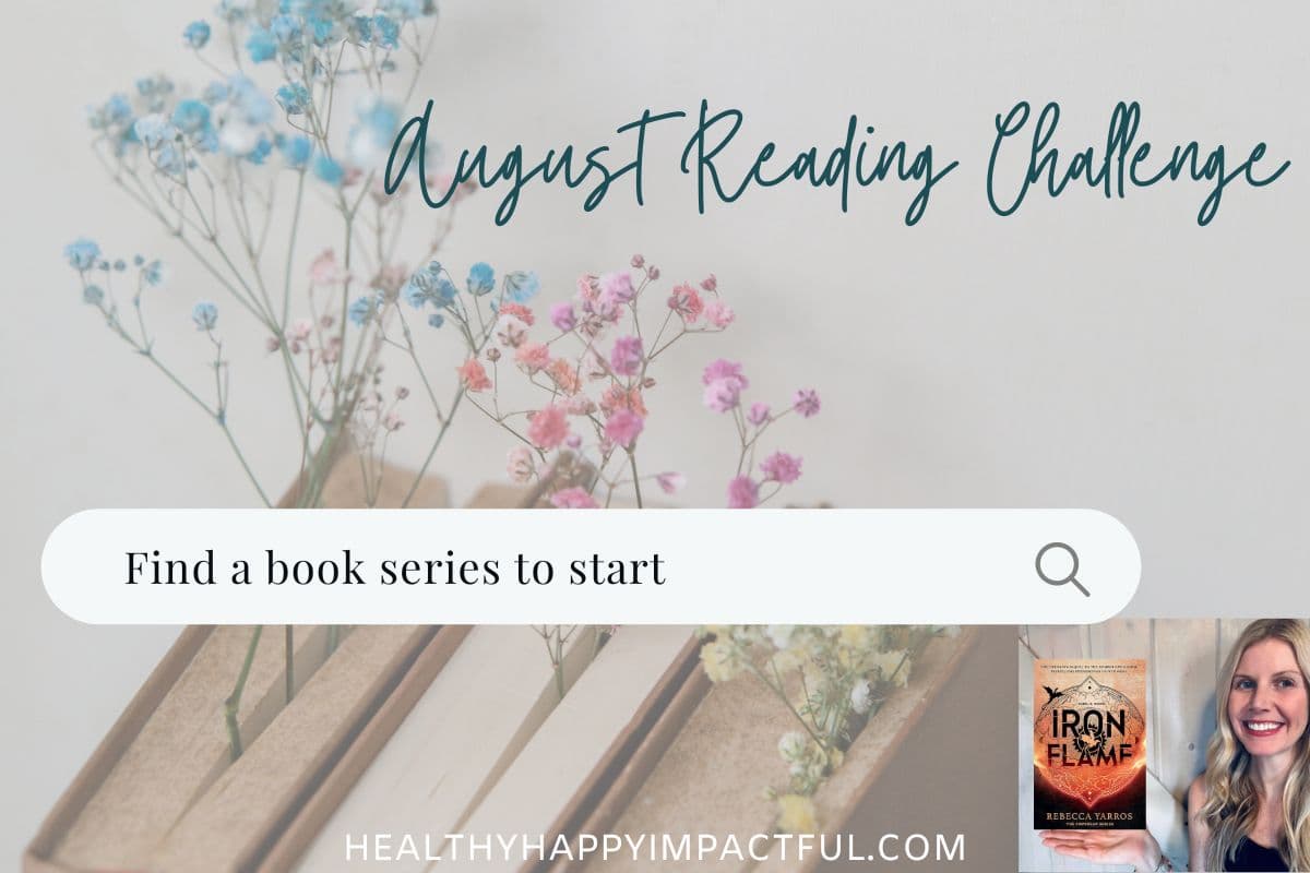 August reading challenge for kid and adults; book ideas