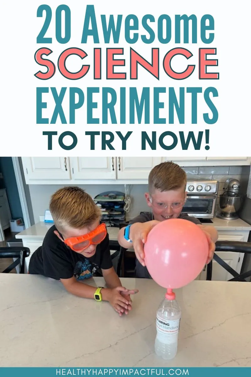 awesome science experiments and ideas for elementary school kids, preschool, middle school