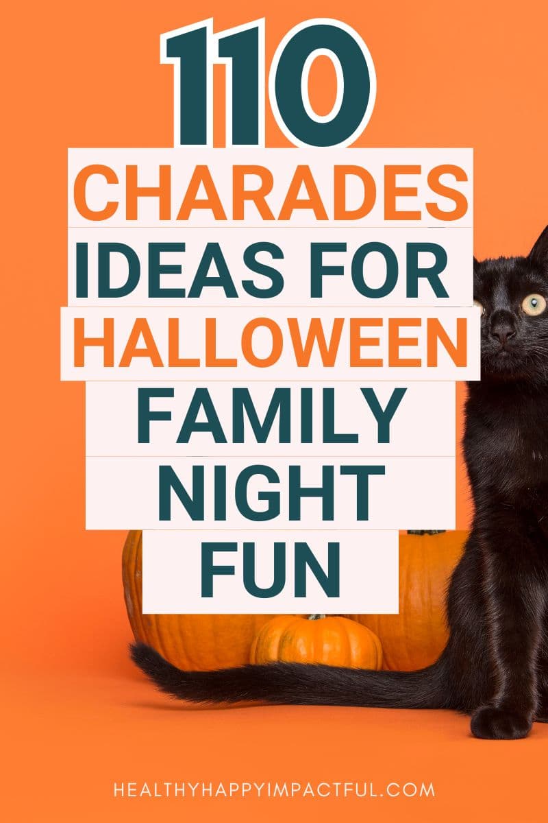 fun Halloween charades ideas words and clues for kids and adults at parties