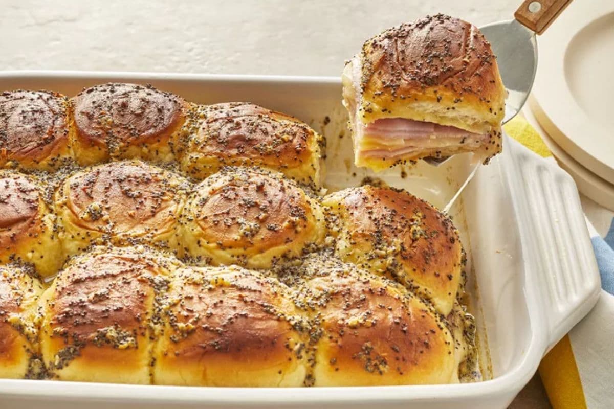 Ham and cheese sliders