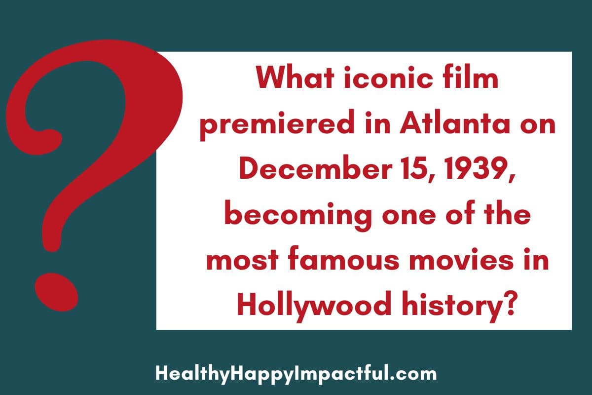 December pop culture trivia