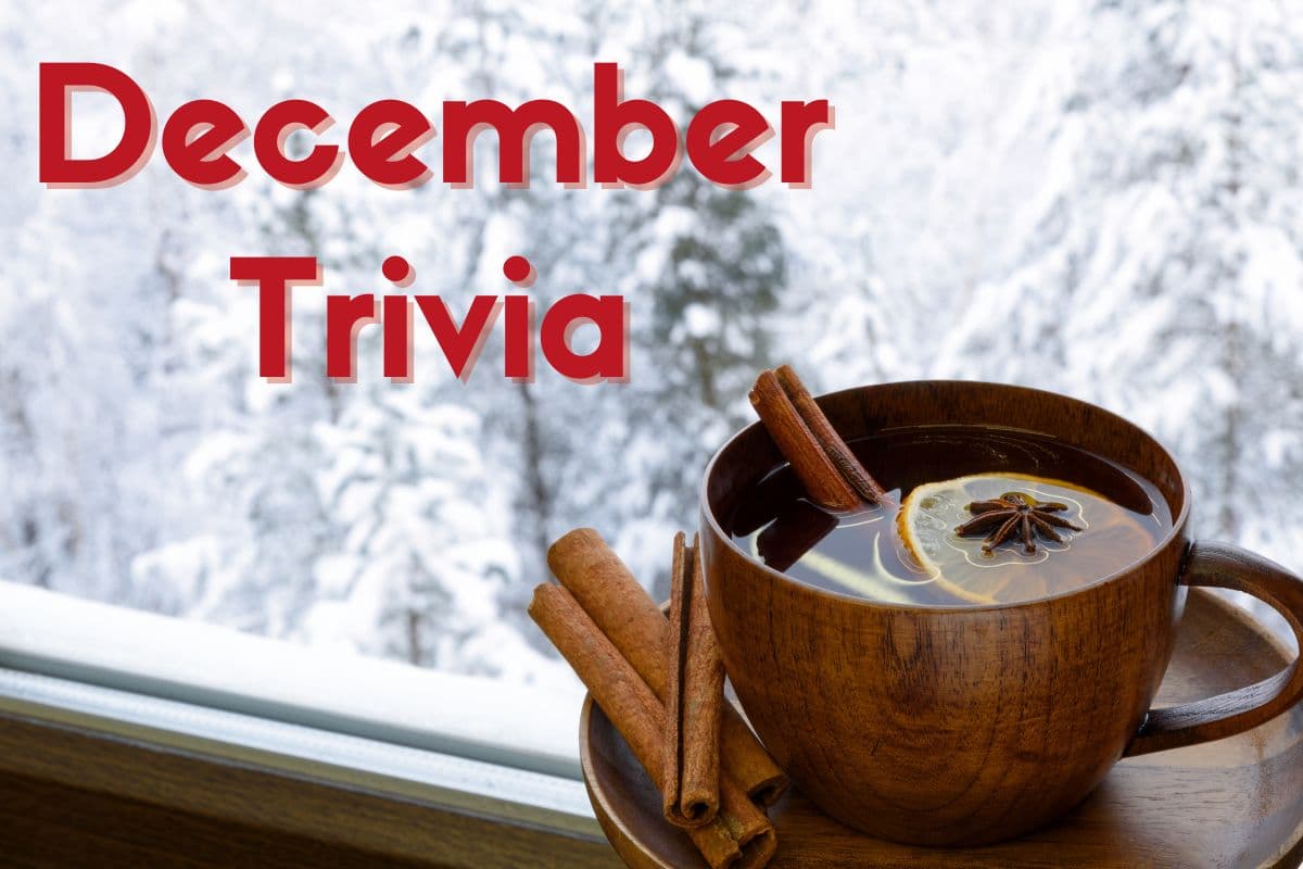 trivia about December; games; questions and fun facts for kids