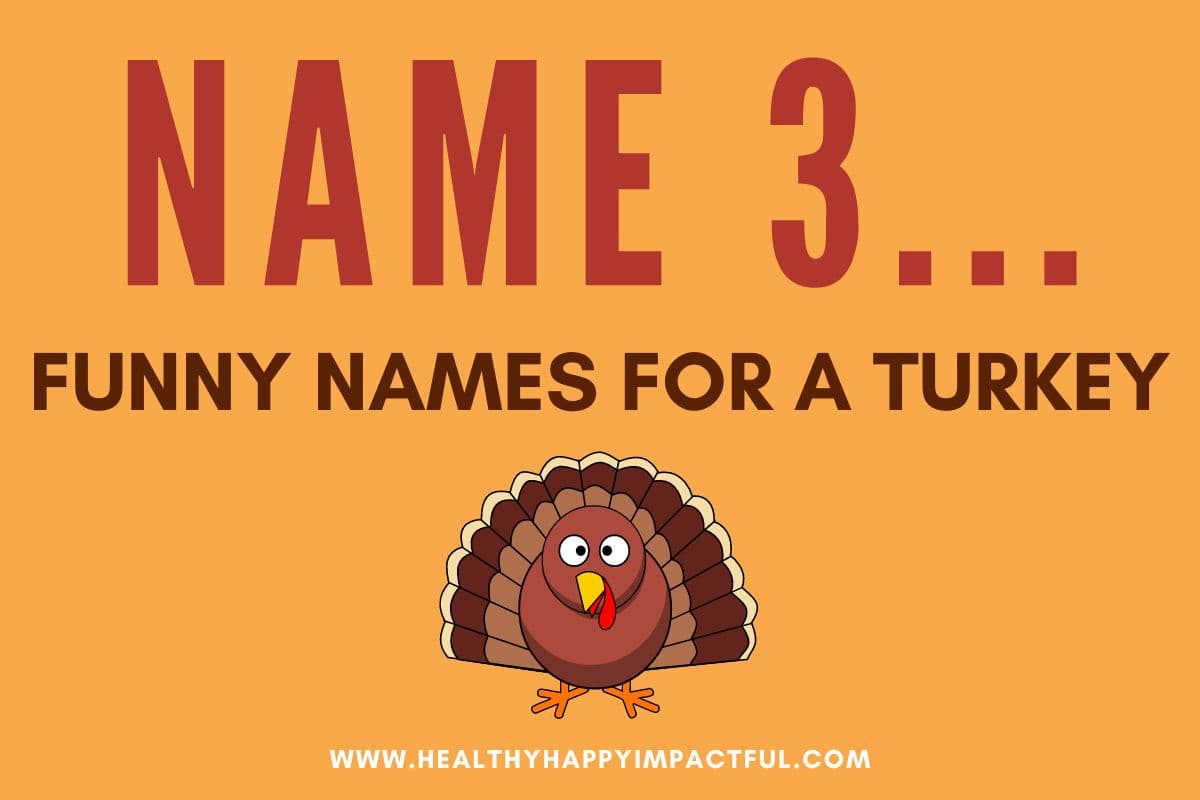 Name 3 funny names for a turkey