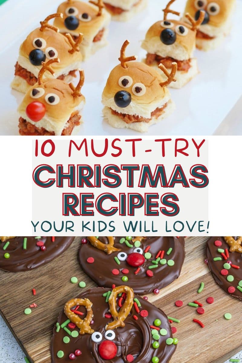 easy and simple Christmas recipes for kids to try to make; fun