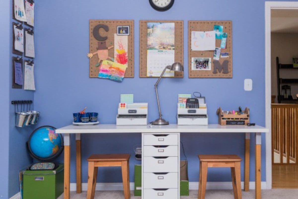 bedroom ideas for homework stations