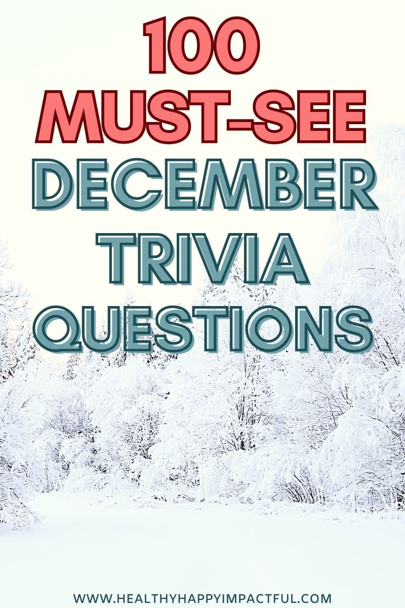 December trivia questions with answers