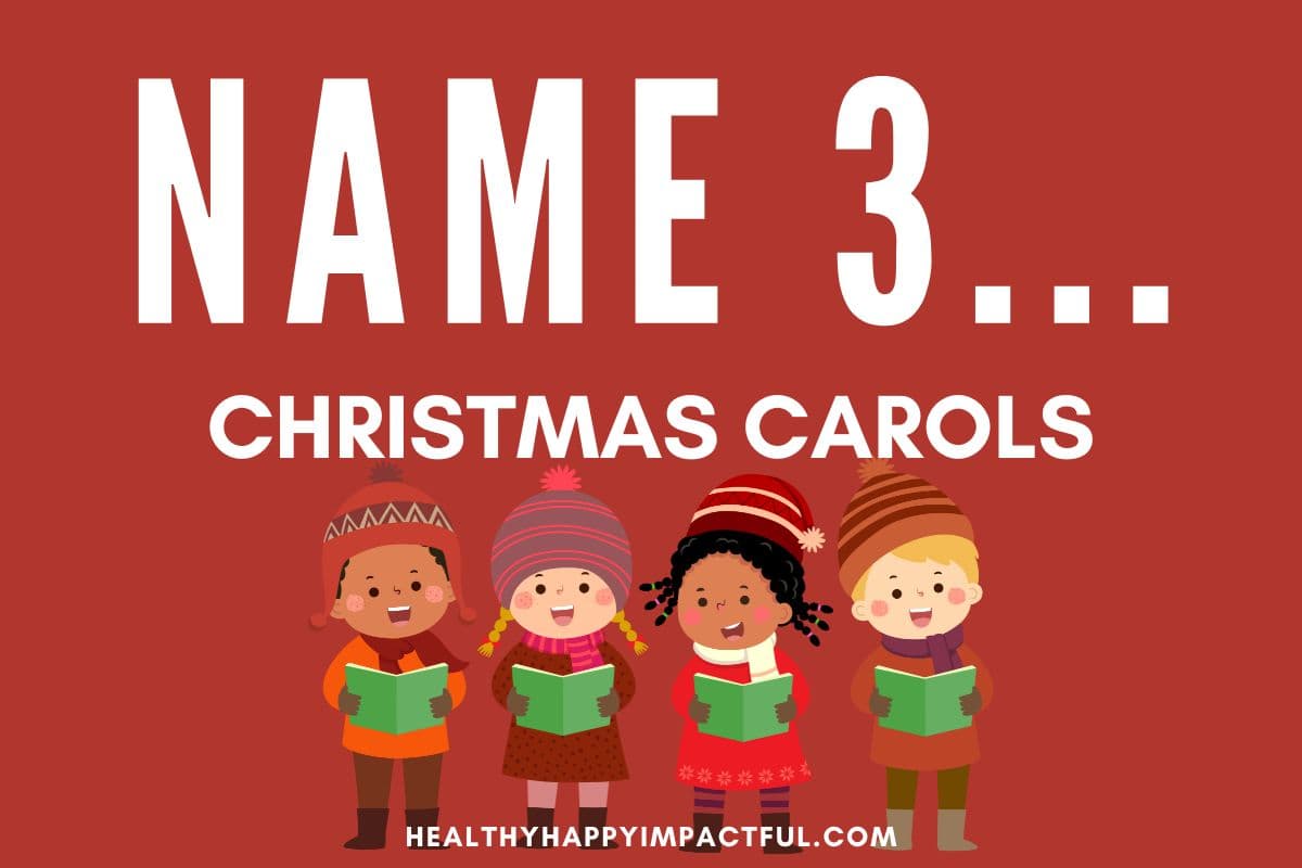 Name 3 Christmas carols