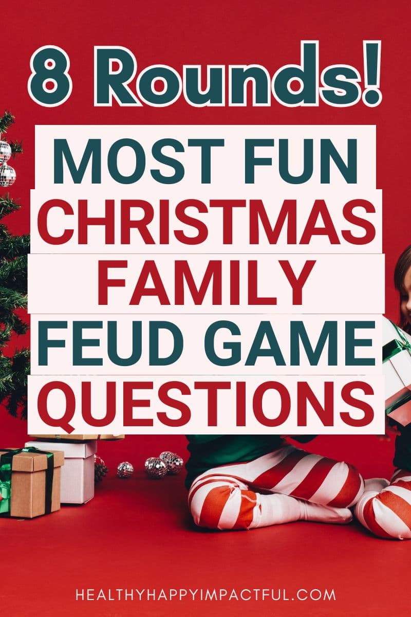 Most fun Christmas family feud kid-friendly pin