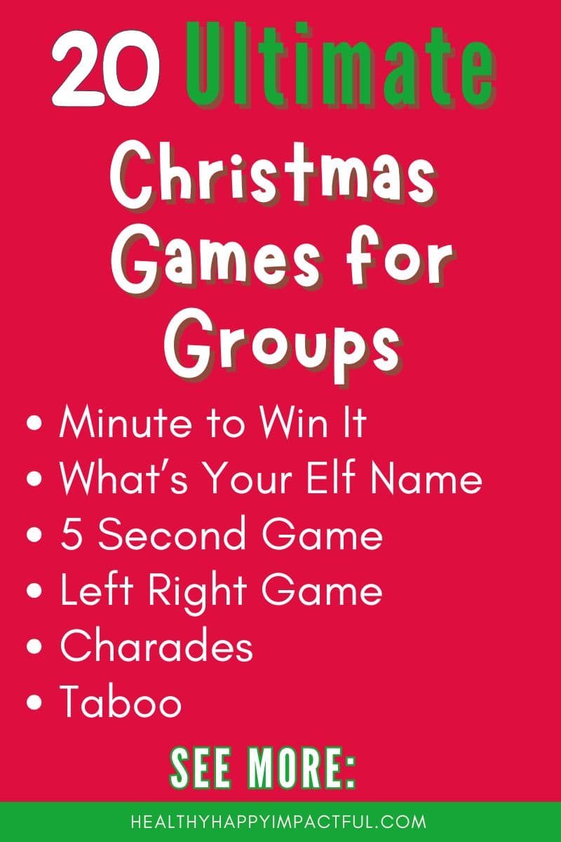 ultimate hilarious Christmas games ideas to play with kids and adults, holiday party