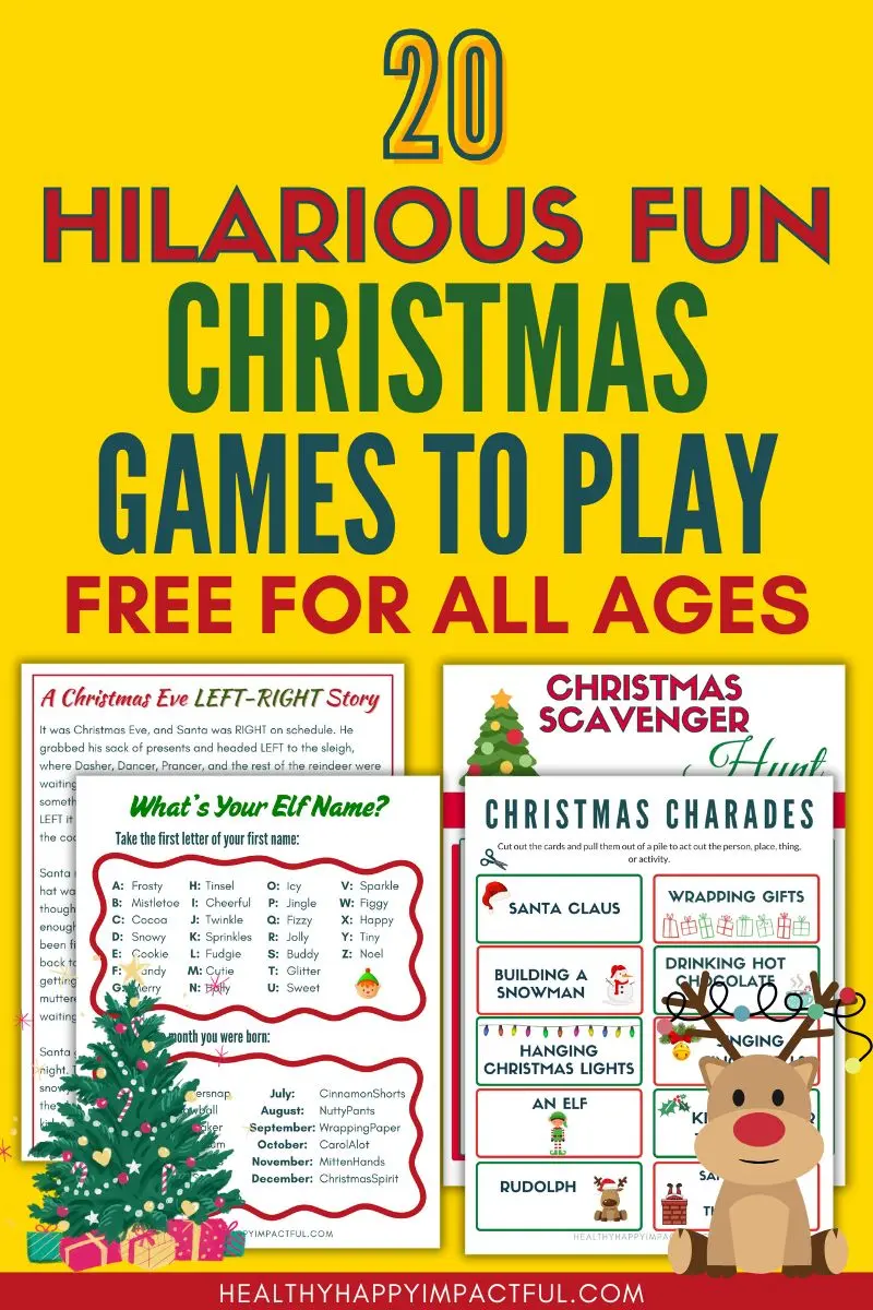 hilarious fun Christmas games to play in groups