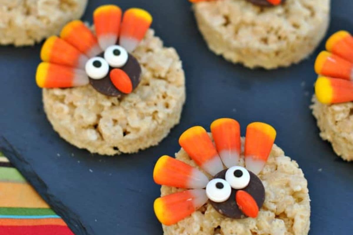 easy turkey Rice Krispie treats