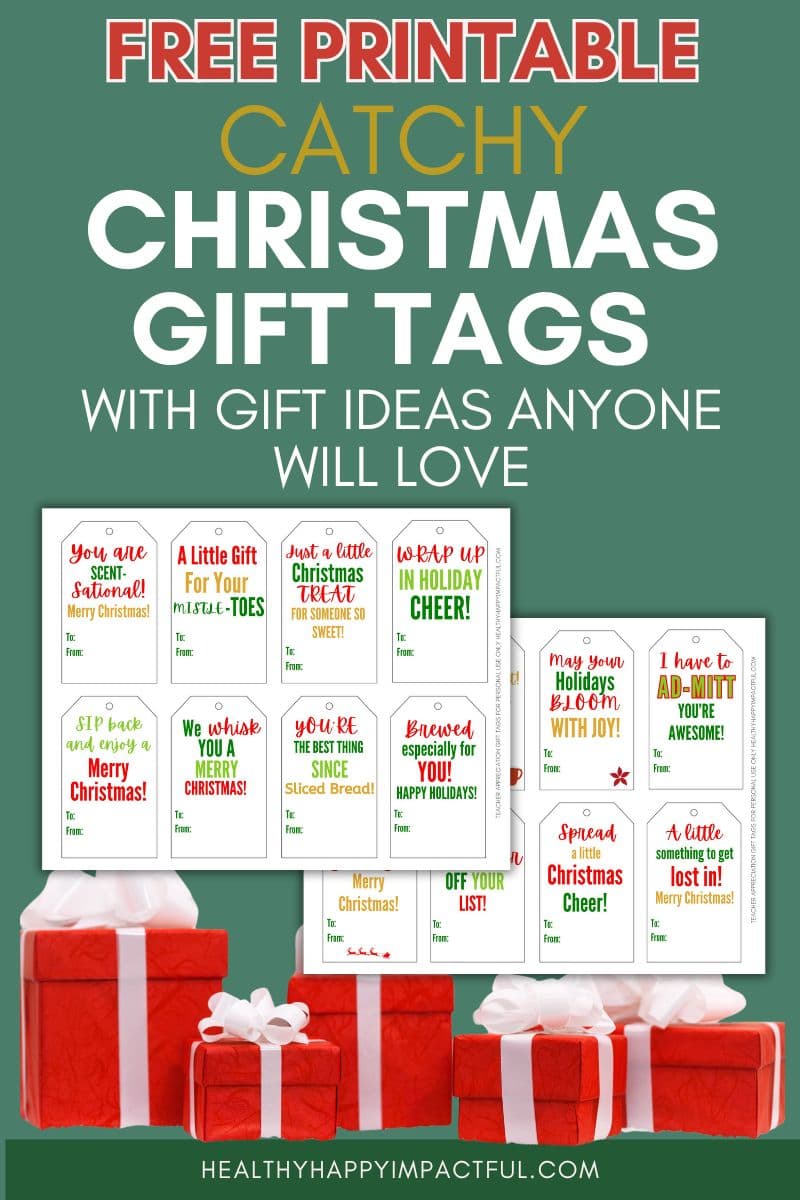 cute and creative personalized christmas gift tag ideas