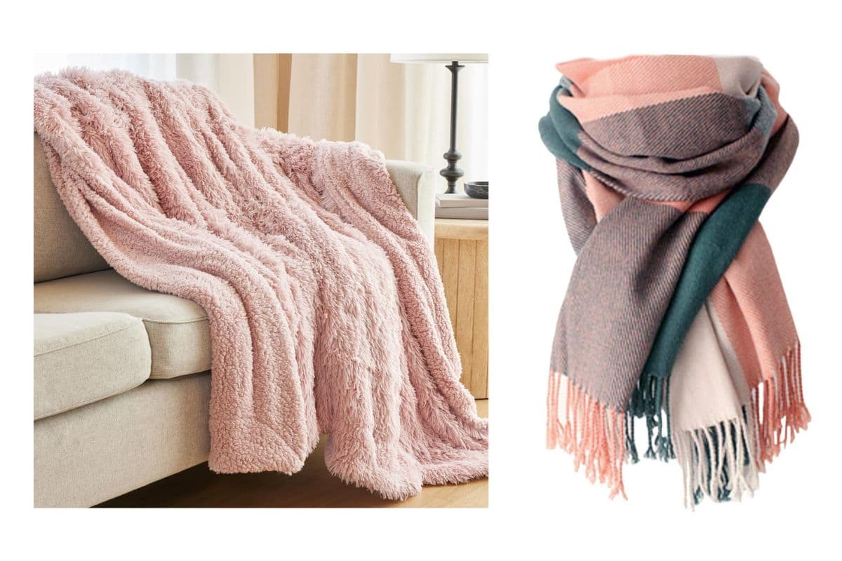 blanket and scarf