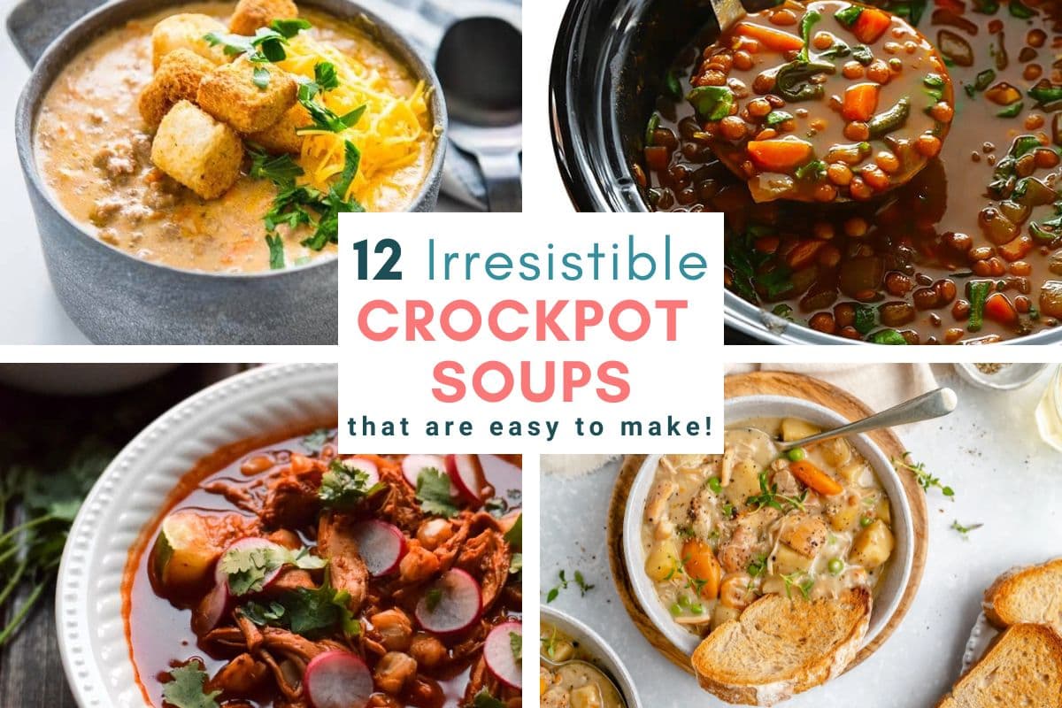 easy crockpot soups that are healthy with few ingredients