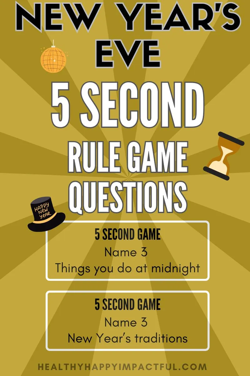 5 second rule game questions for new year's eve party 