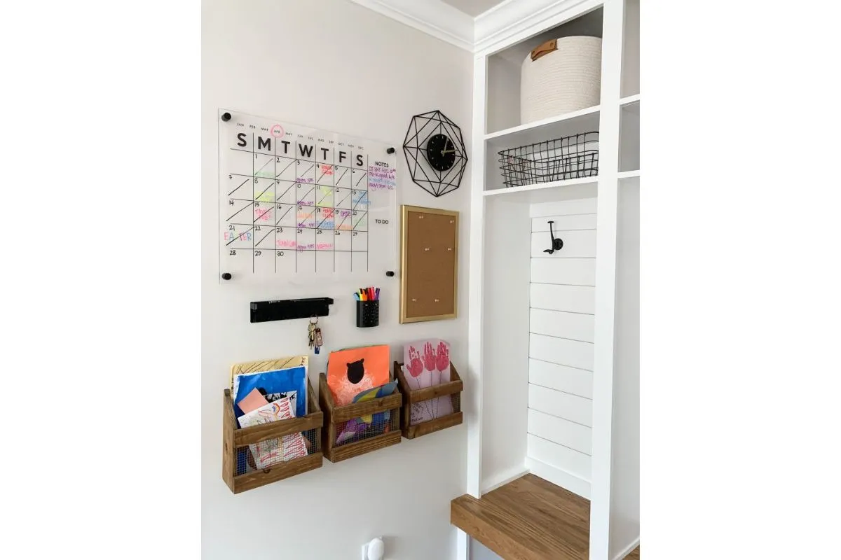 mudroom family organization