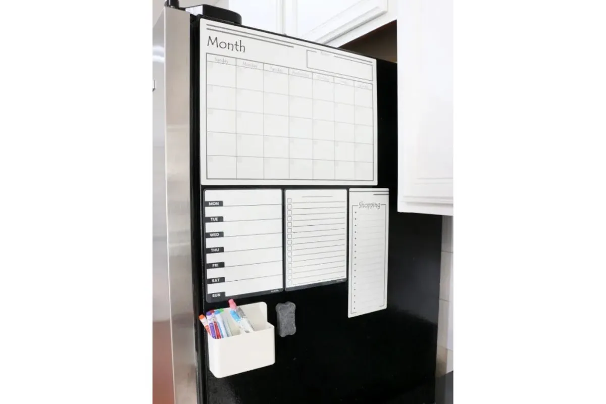 kitchen whiteboard calendar; mangetic; small; cheap