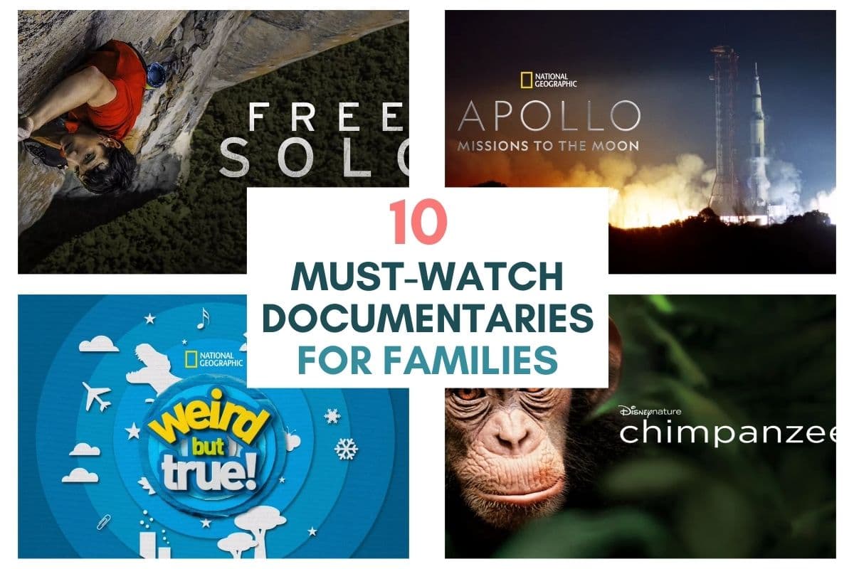 list of family friendly documentaries for kids and teens