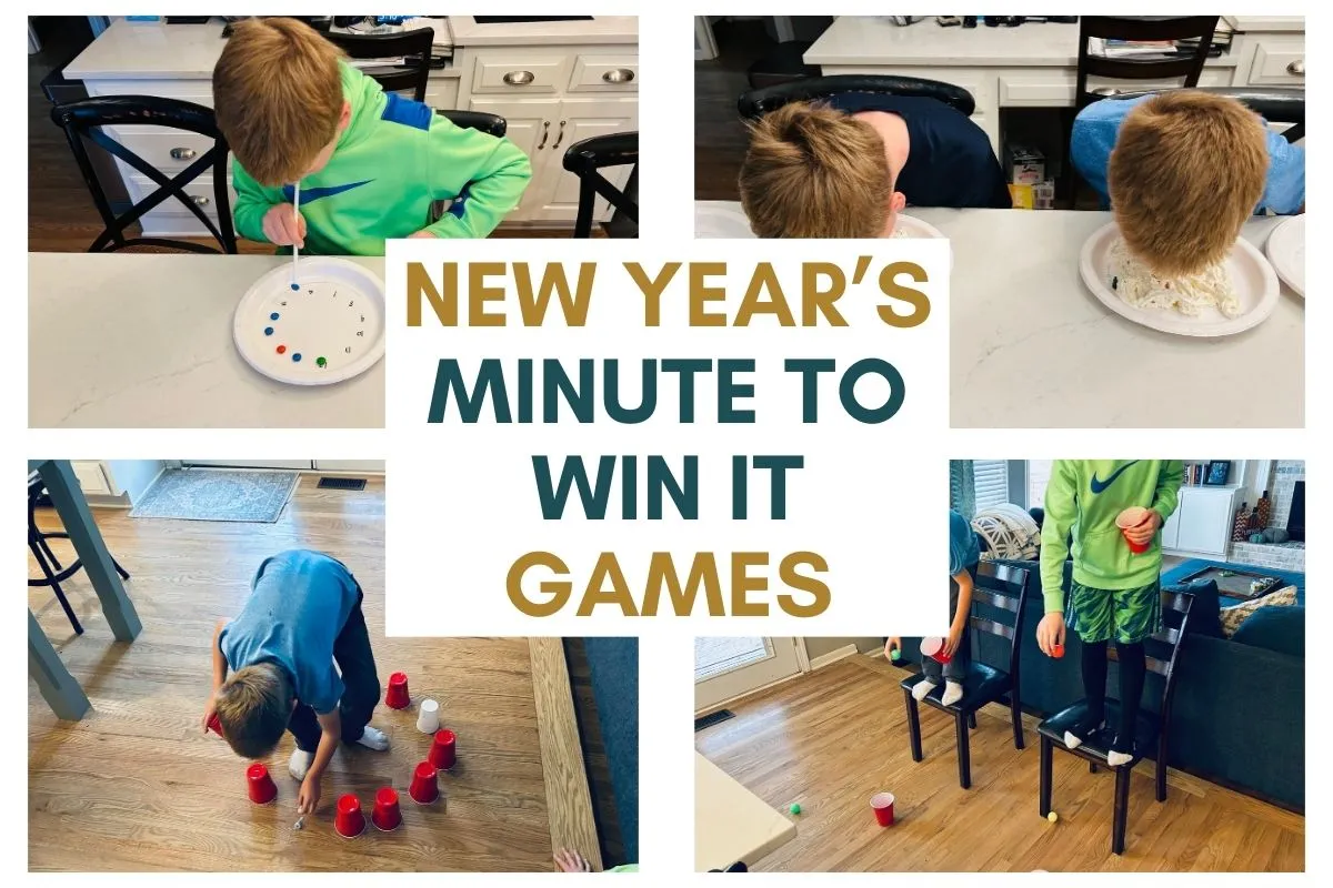 easy new years minute to win it games for family and kids