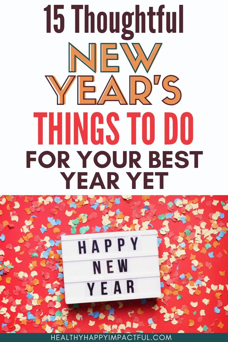 things to do new years to set you up for the next year