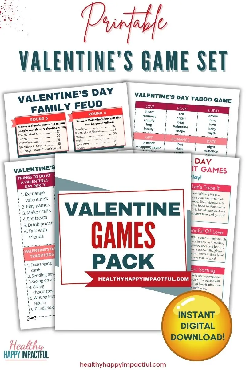 Valentine's Day Games Printable Pack