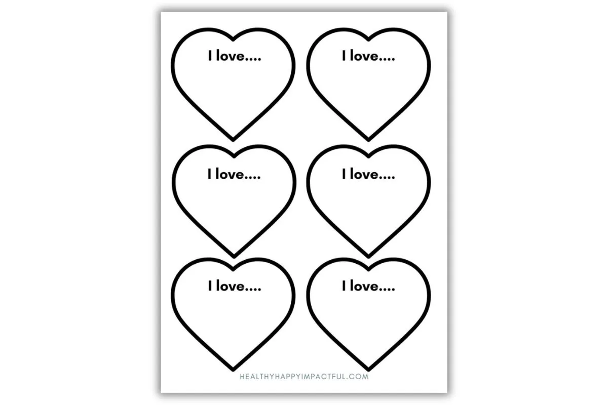 free printable heart templates