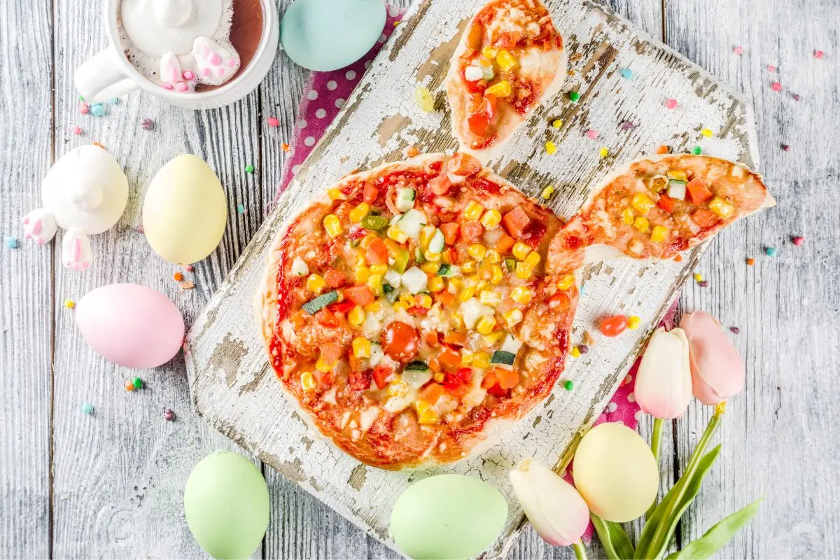 Easter bunny pizza for kids recipes