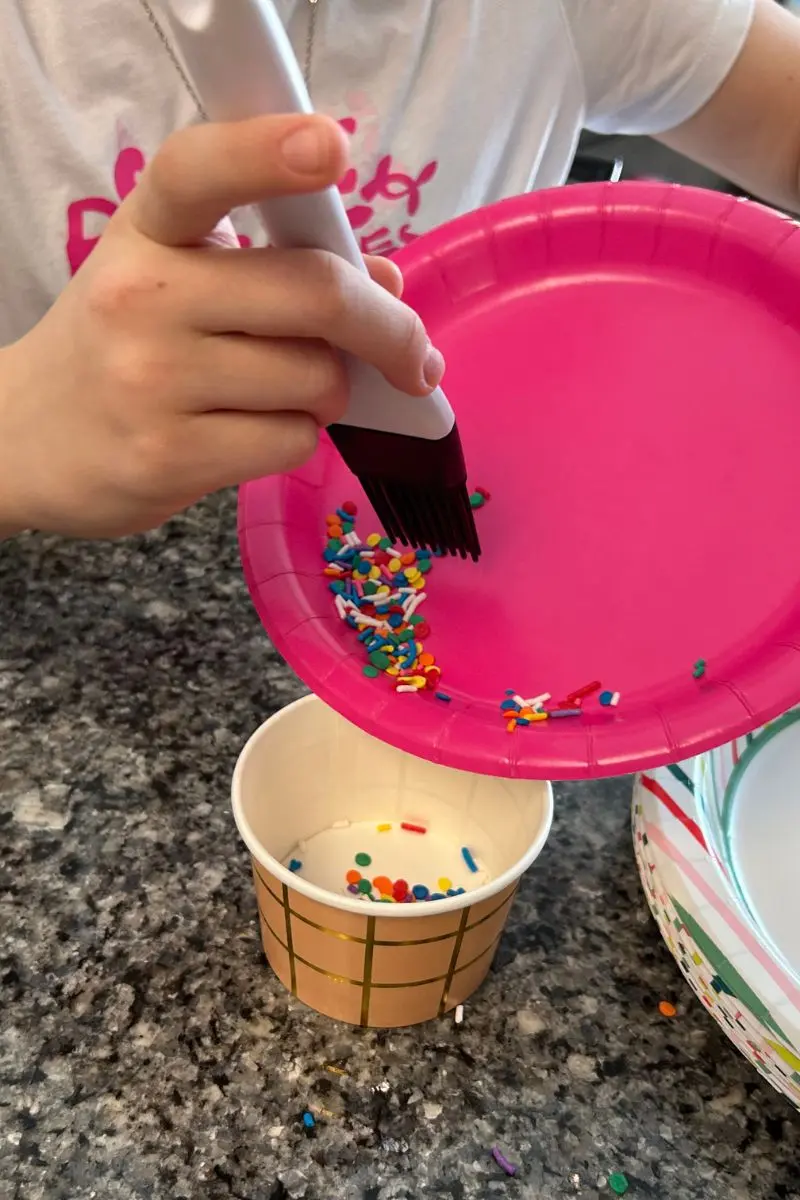 sprinkle sweep, fun activities for kids birthday