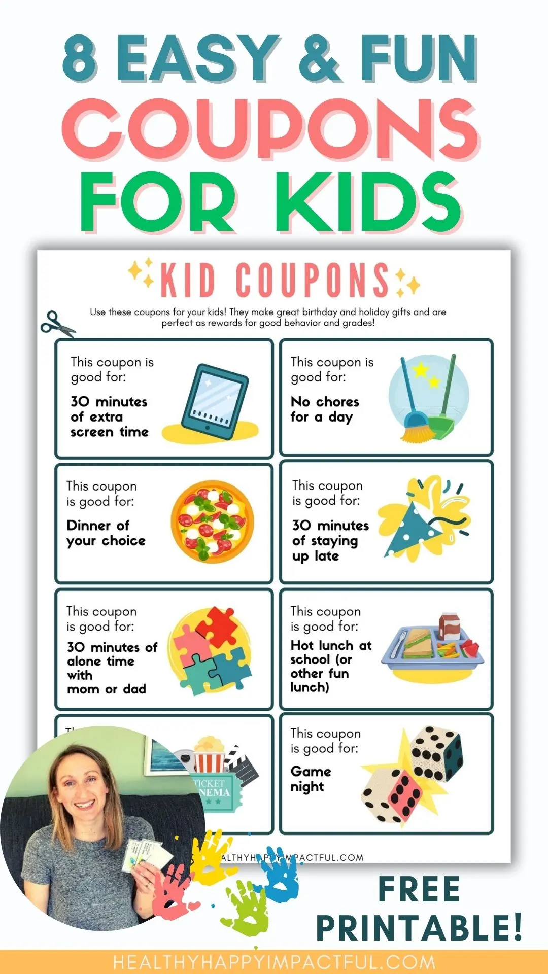 free printable coupons for kids template pin