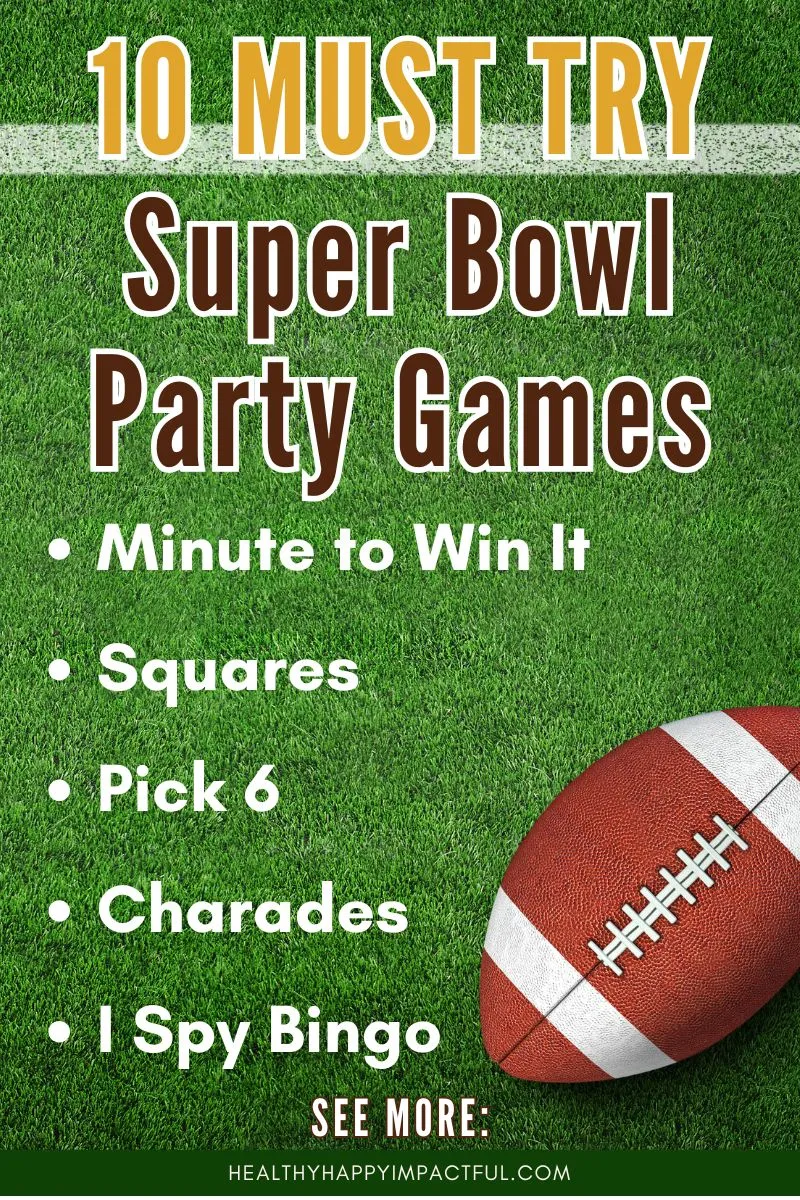 super bowl party games