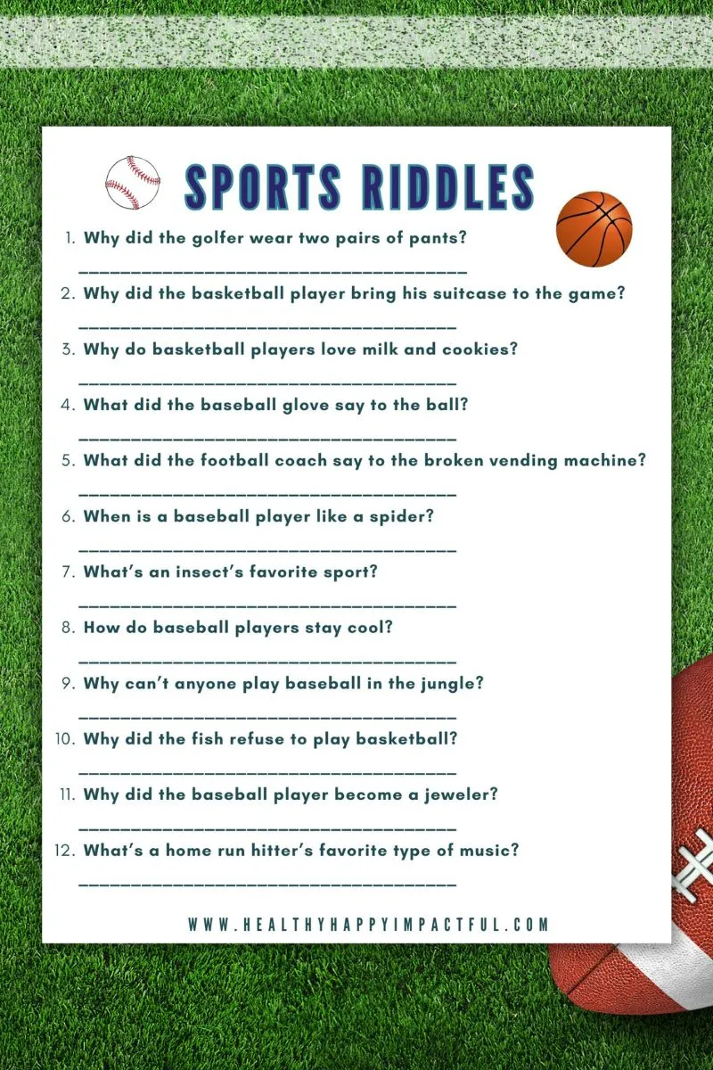 sports riddles