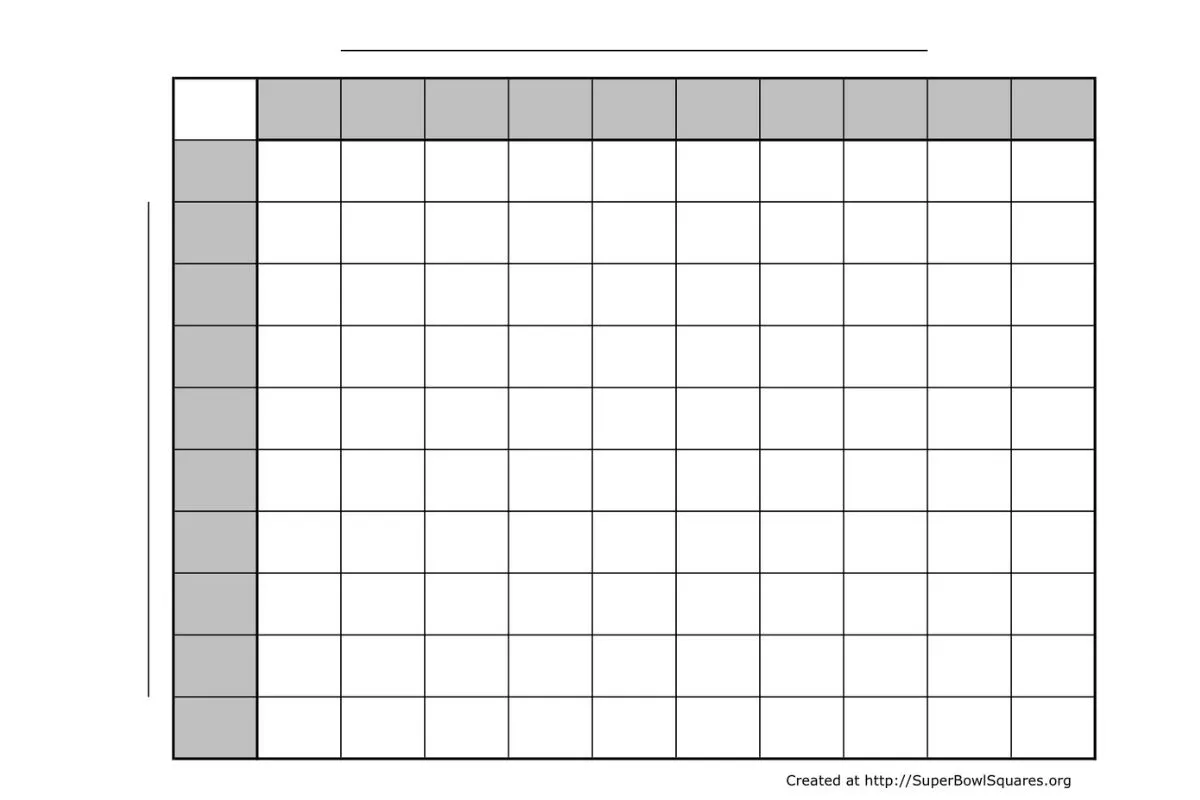 super bowl squares game