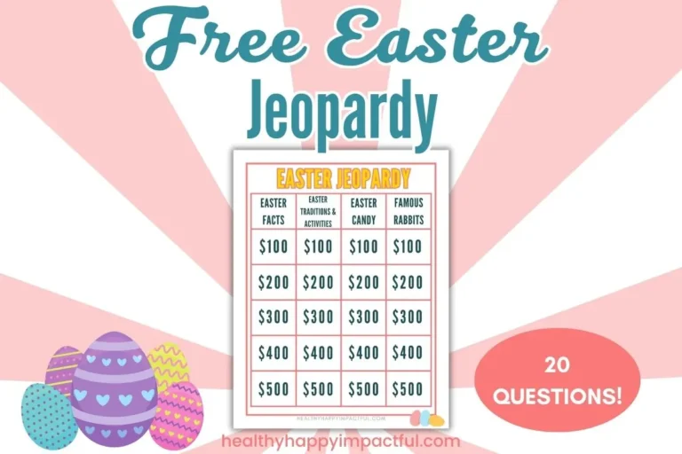 Free Easter Jeopardy Game: What Is…Egg-citing Fun for Everyone!