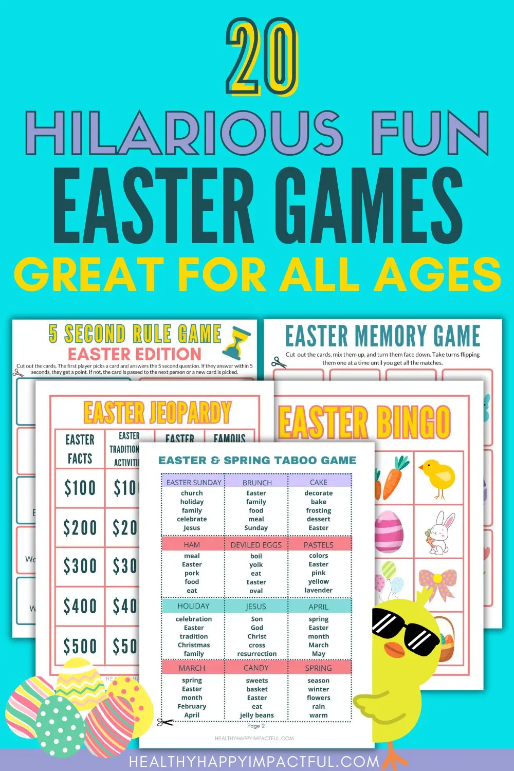 Easter games for groups, for kids and adults