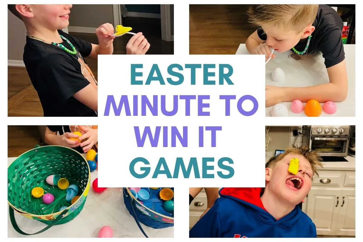 Easter minute to win it games; best; team; for kids