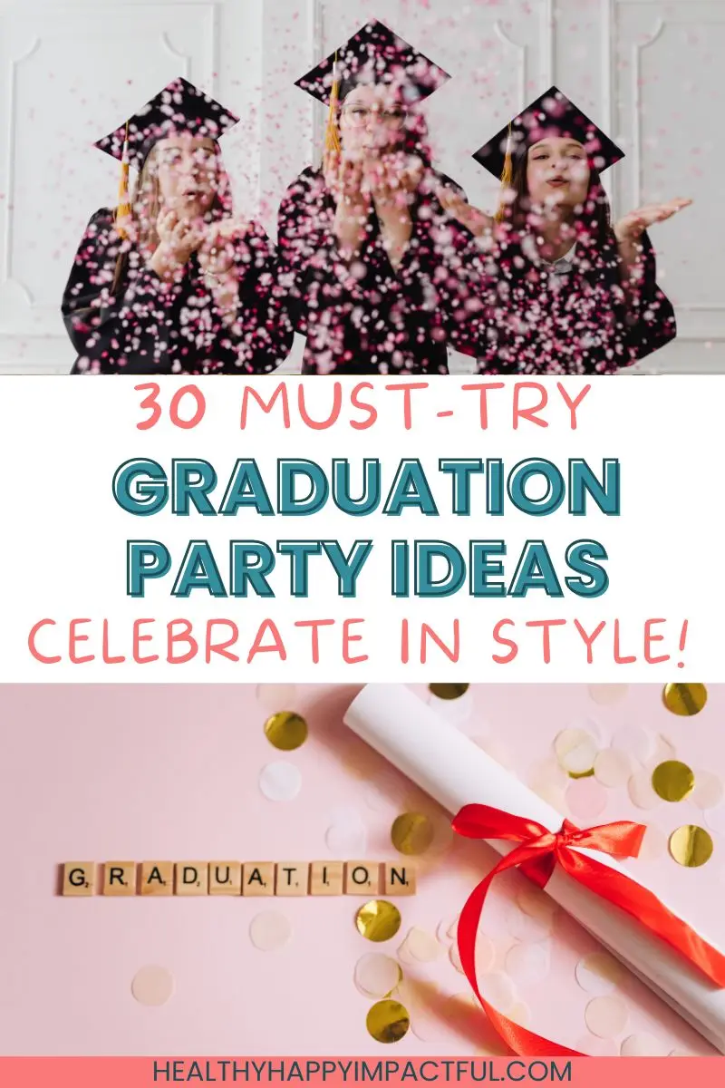 high school graduation party ideas for outdoor; at home; college; rustic; elegant; small; diy; open house