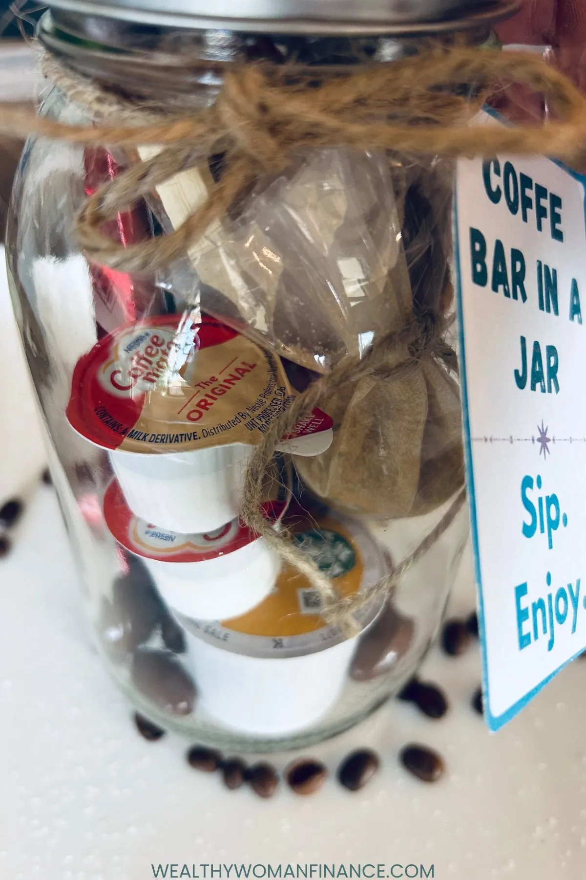coffee bar in a jar