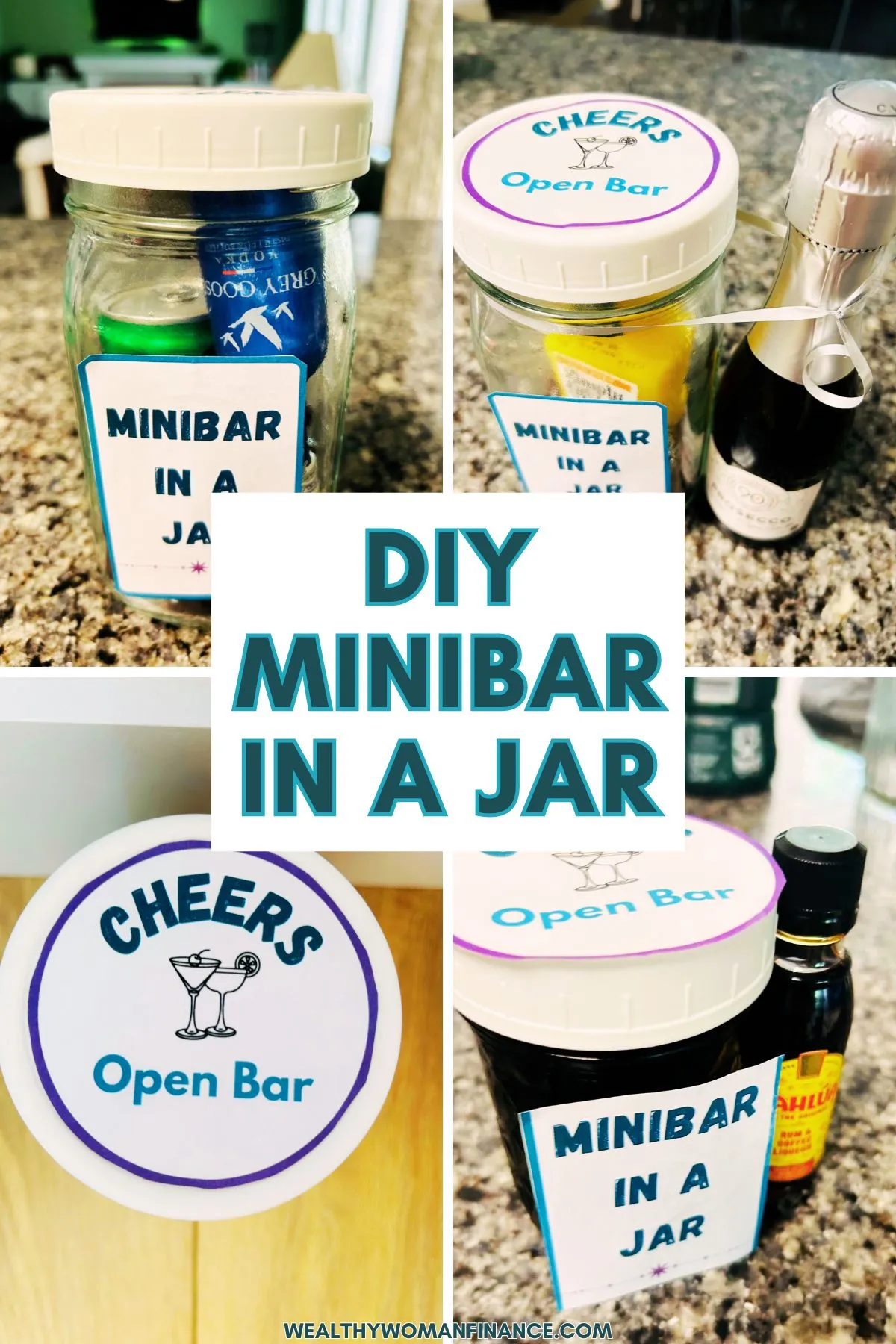 mini bar in a jar