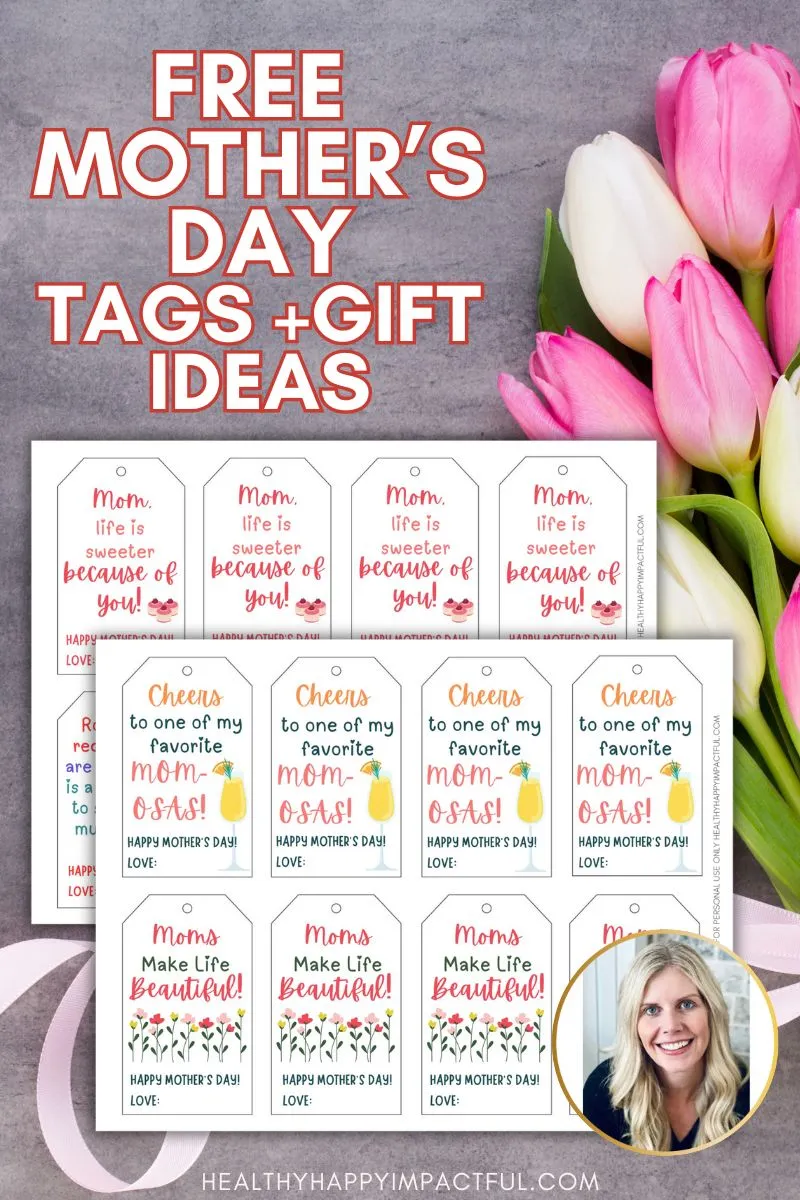 happy mother's day printable gift tags for free to print