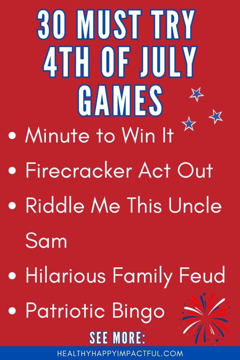 30 Hilarious 4th of July Games for Ultimate Family Fun