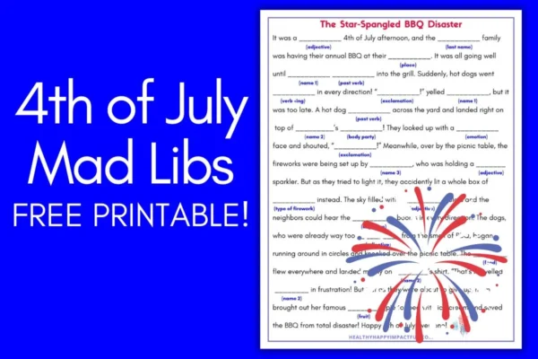 4th of July mad libs