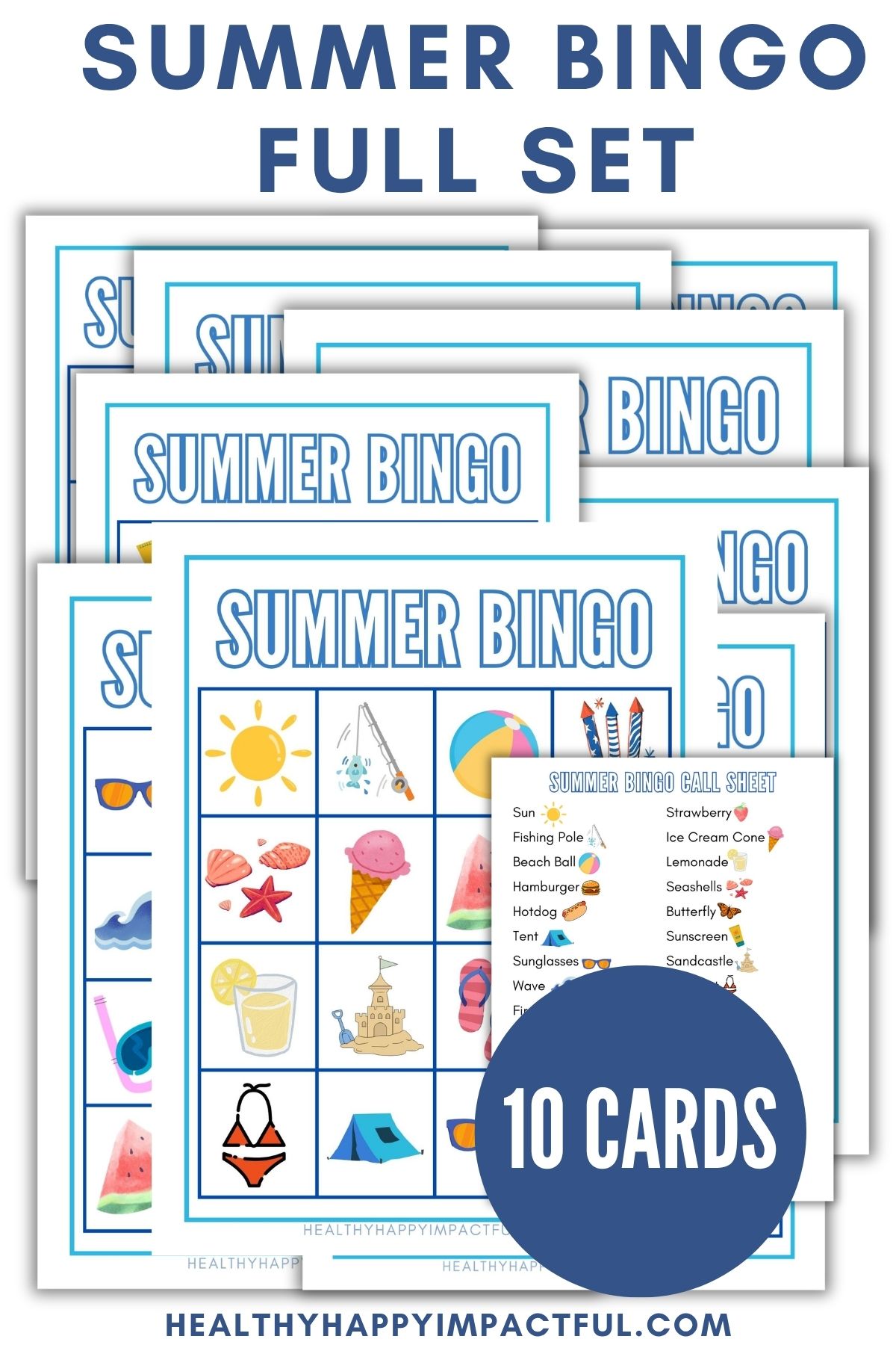 summer bingo game