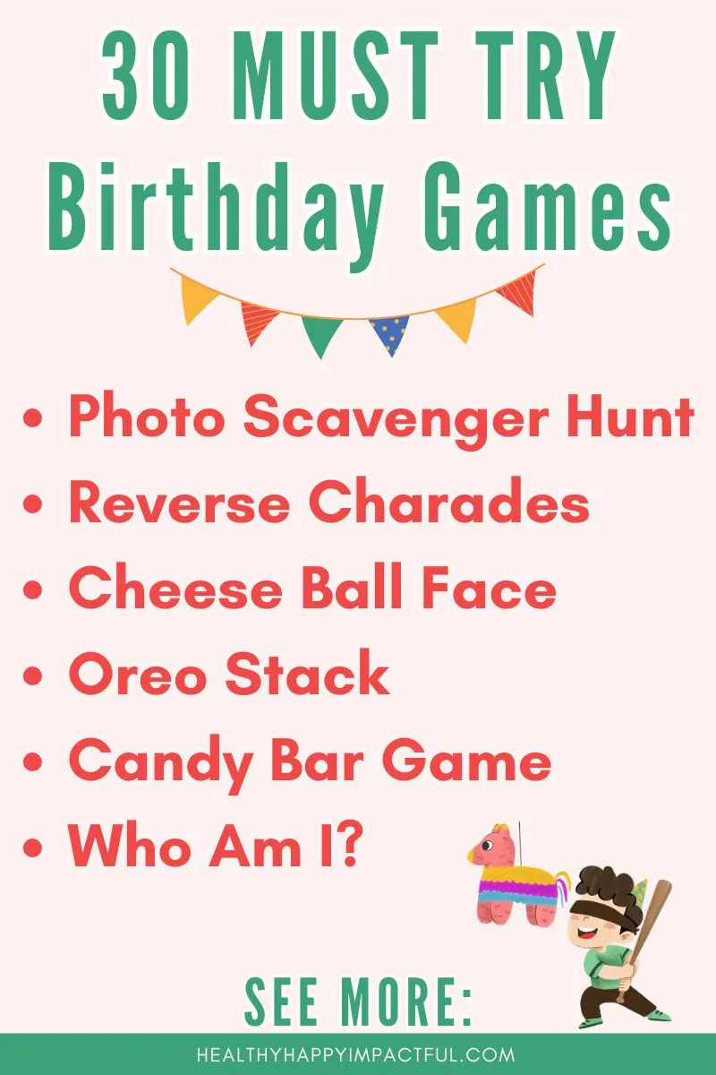 birthday party games for kids and teens; minute to win it; at home; girl; boy; outdoor