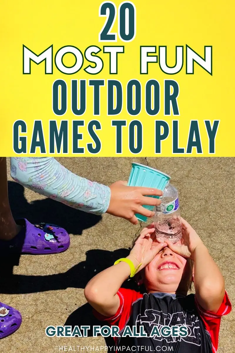 most fun outside games to play in your backyard or yard for kids