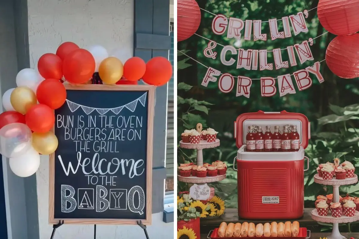 barbecue coed baby showers themes and ideas