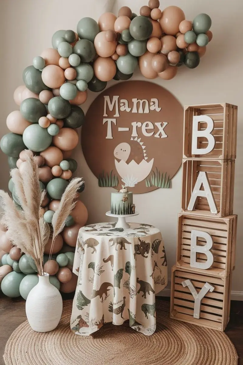 dinosaur baby shower themes for boys