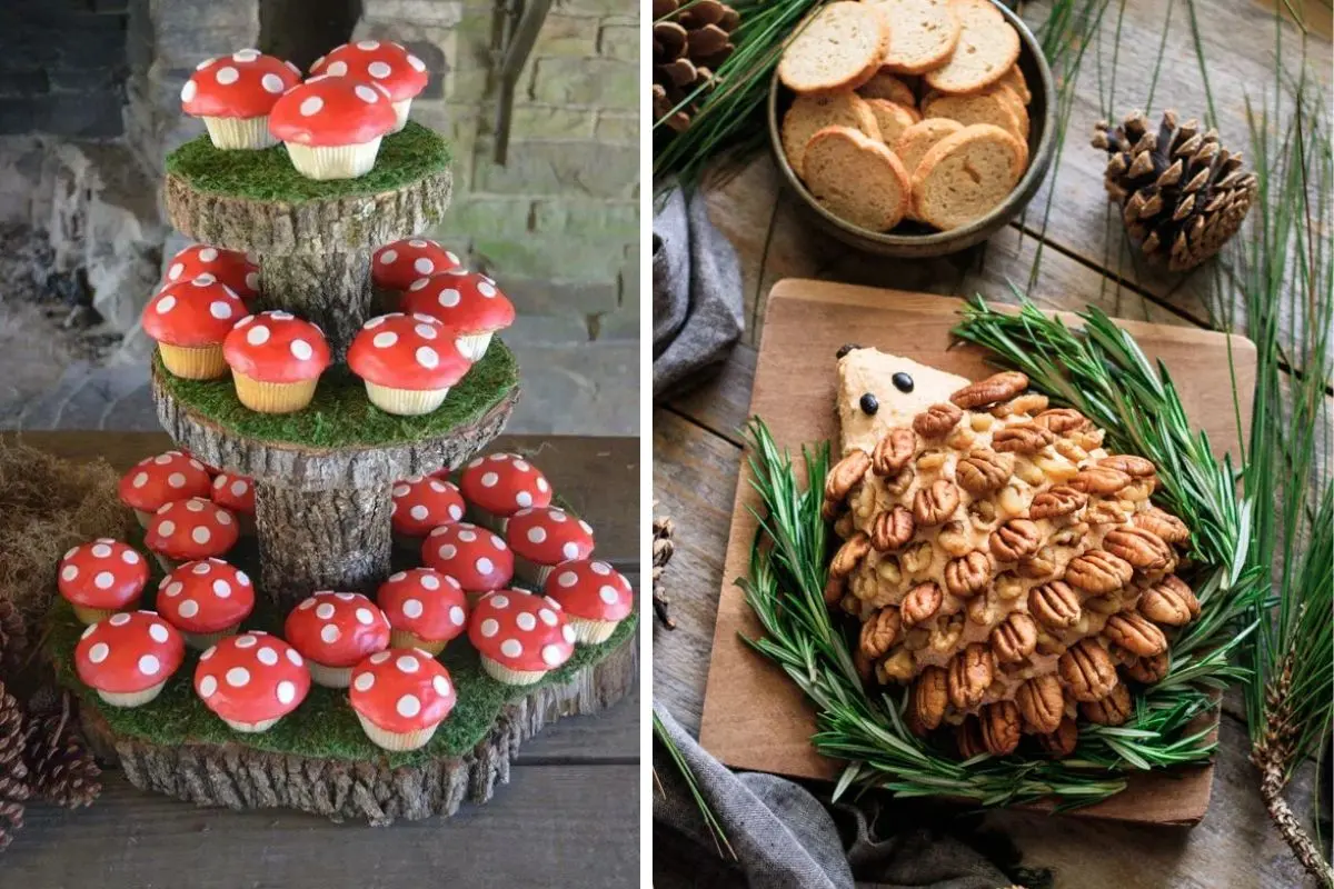 Woodland creatures desserts