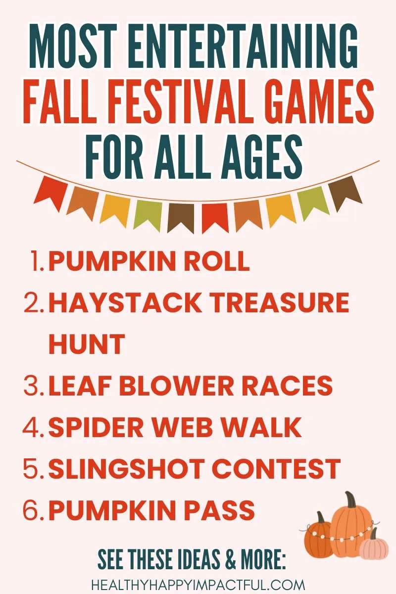 fall festival games; ring toss; for kids