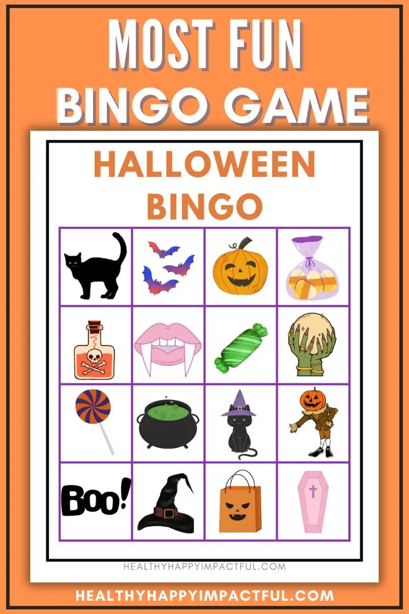free Halloween bingo cards