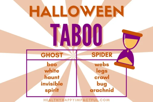 Halloween taboo game